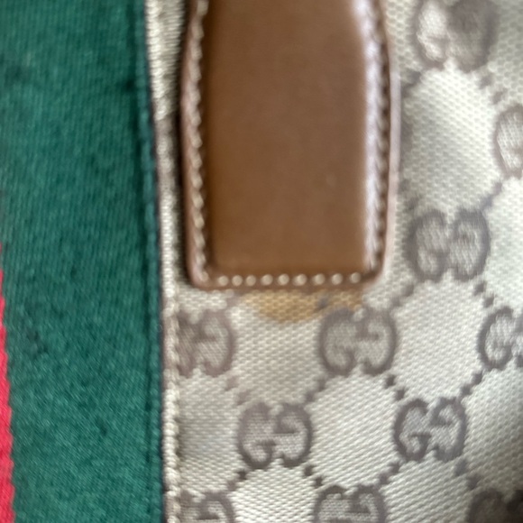 Vintage Gucci, Sherry line handbag/canvas tote. - Picture 14 of 16